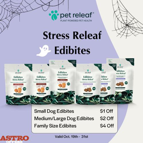Astro | Pet Releaf | Dollars OFF Stress Releaf Edibites