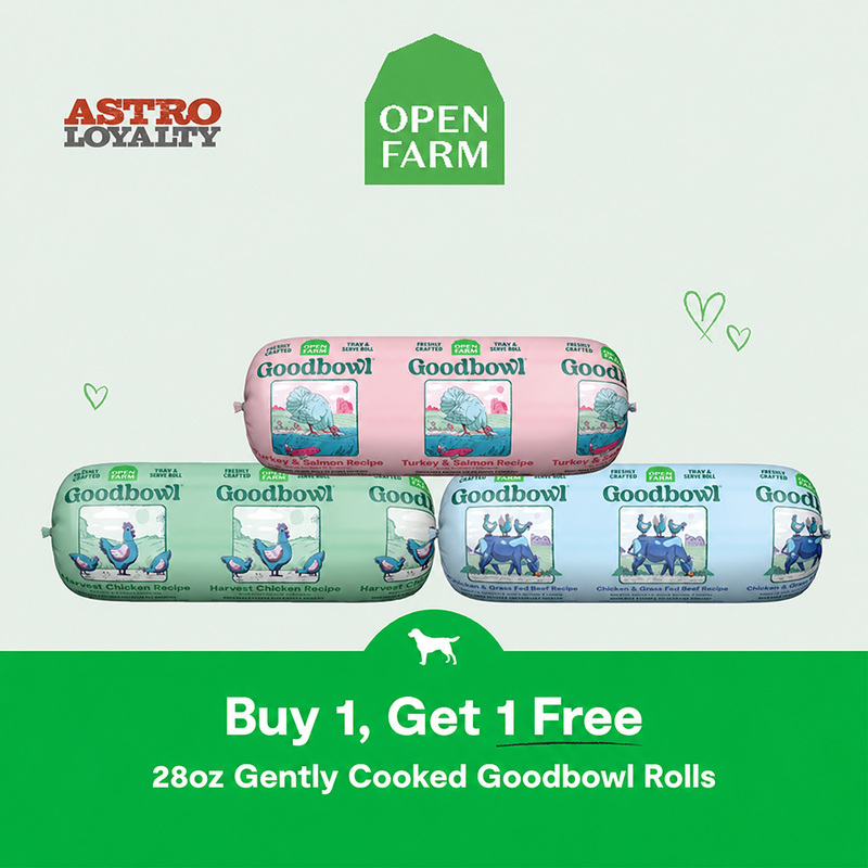 Astro | Open Farm | Buy 1, Get 1 FREE 28oz Gently Cooked Goodbowl Rolls