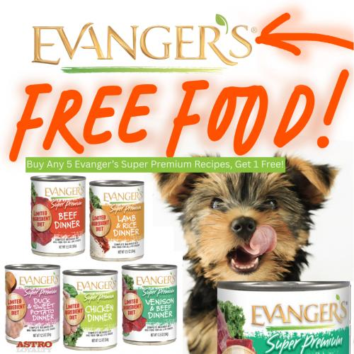 Astro | Evanger's | Buy 5, Get 1 FREE on Super Premium LID Cans