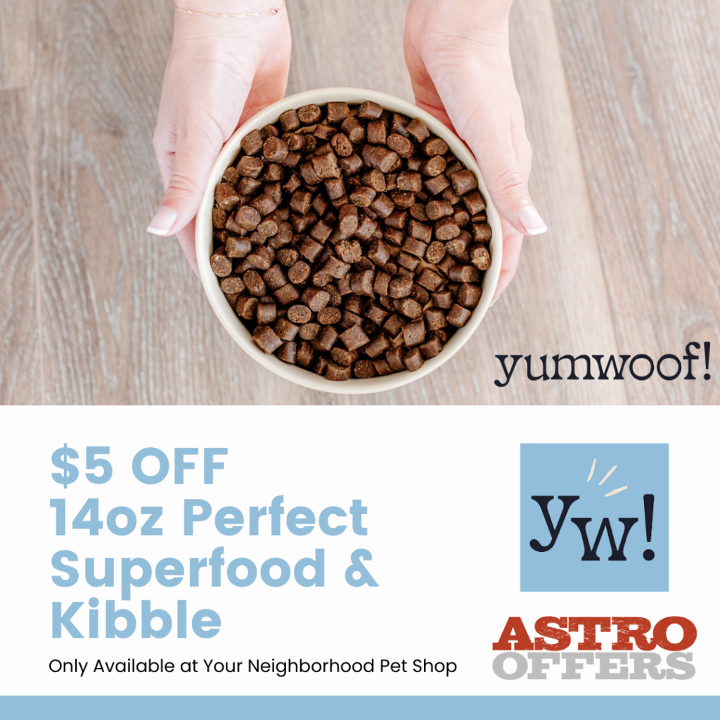 Astro | yumwoof! | $5.00 OFF 14oz Perfect Superfood & Kibble