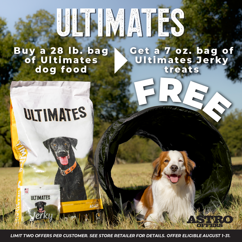 Astro | Ultimates | FREE Jerky Treat with 28lb Bag Purchase