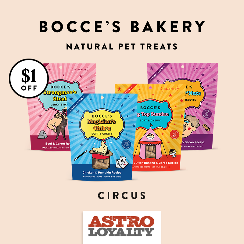 Astro | Bocce's Bakery | $1.00 OFF Circus Collection