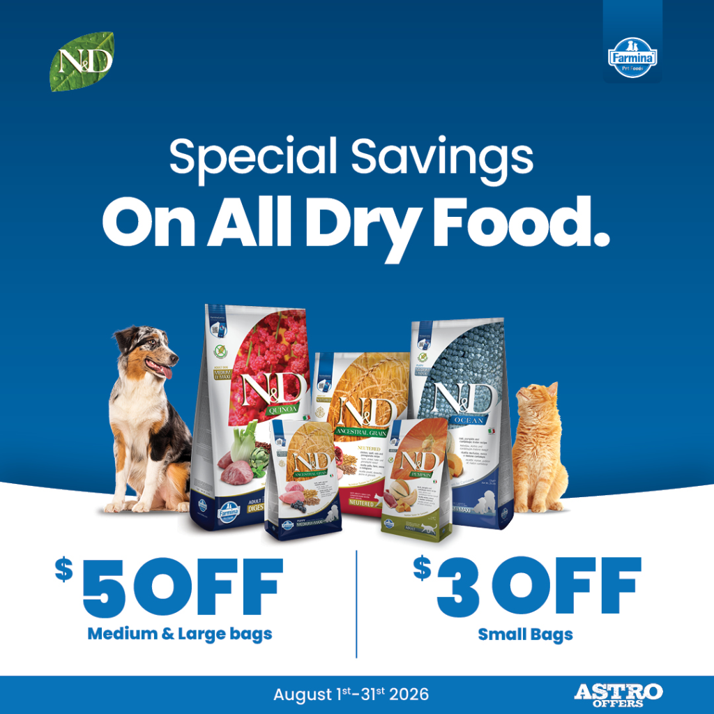 Astro | Farmina | Dollars OFF ALL Farmina Dry Foods