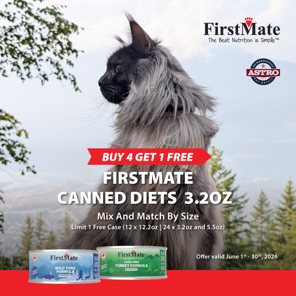 Astro | FirstMate | Buy 4, Get 1 FREE on 3.2oz Cat Cans