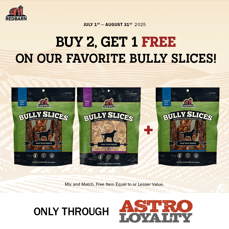 Astro | Redbarn | Buy 2, Get 1 FREE on 9oz Bully Slices