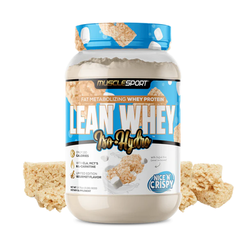 MUSCLE lean whey 2lb nice n crispy