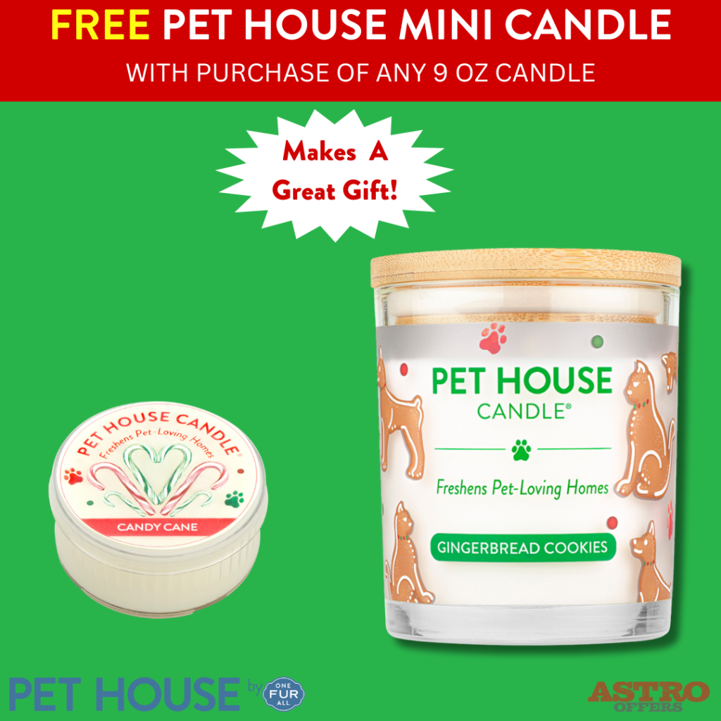 Astro | Pet House Candles | FREE Mini Candle with Purchase of 9oz Candle