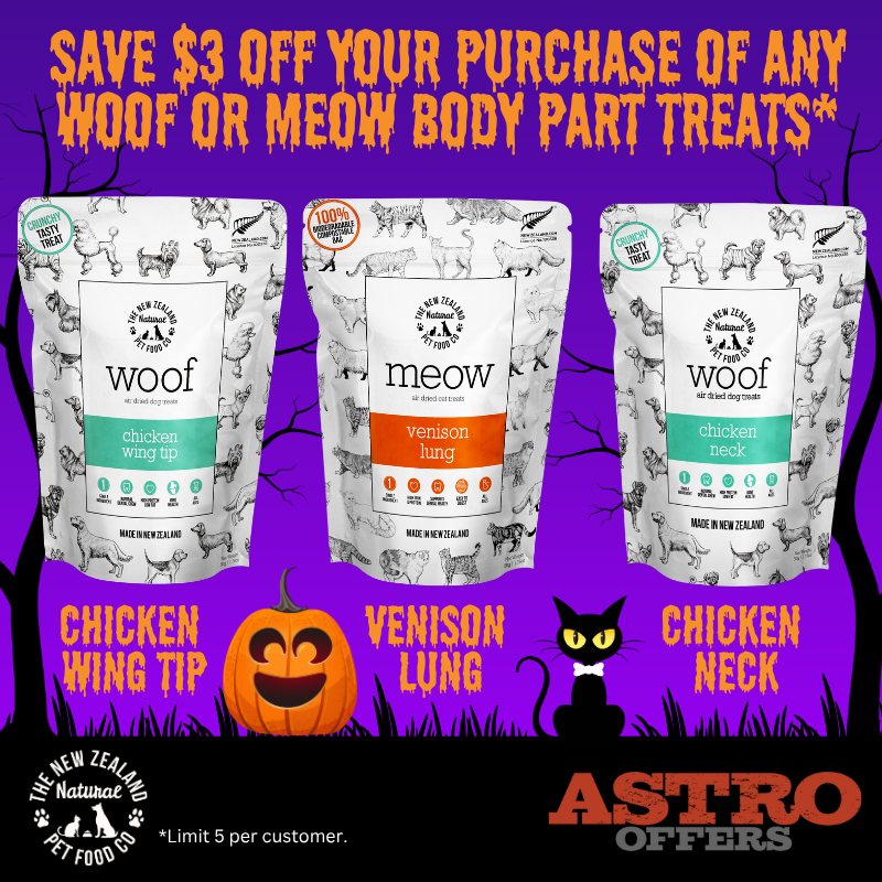 Astro | NZ Natural Pet Food | $3.00 OFF Body Part Treats
