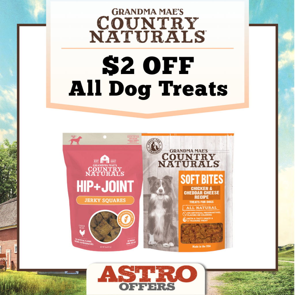 Astro | Grandma Mae's | $2.00 OFF Dog Treats