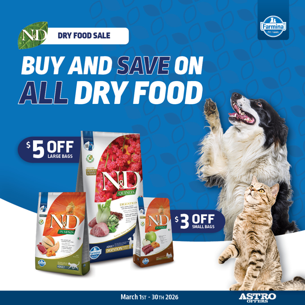 Astro | Farmina USA | Dollars OFF N&D Dry Food!