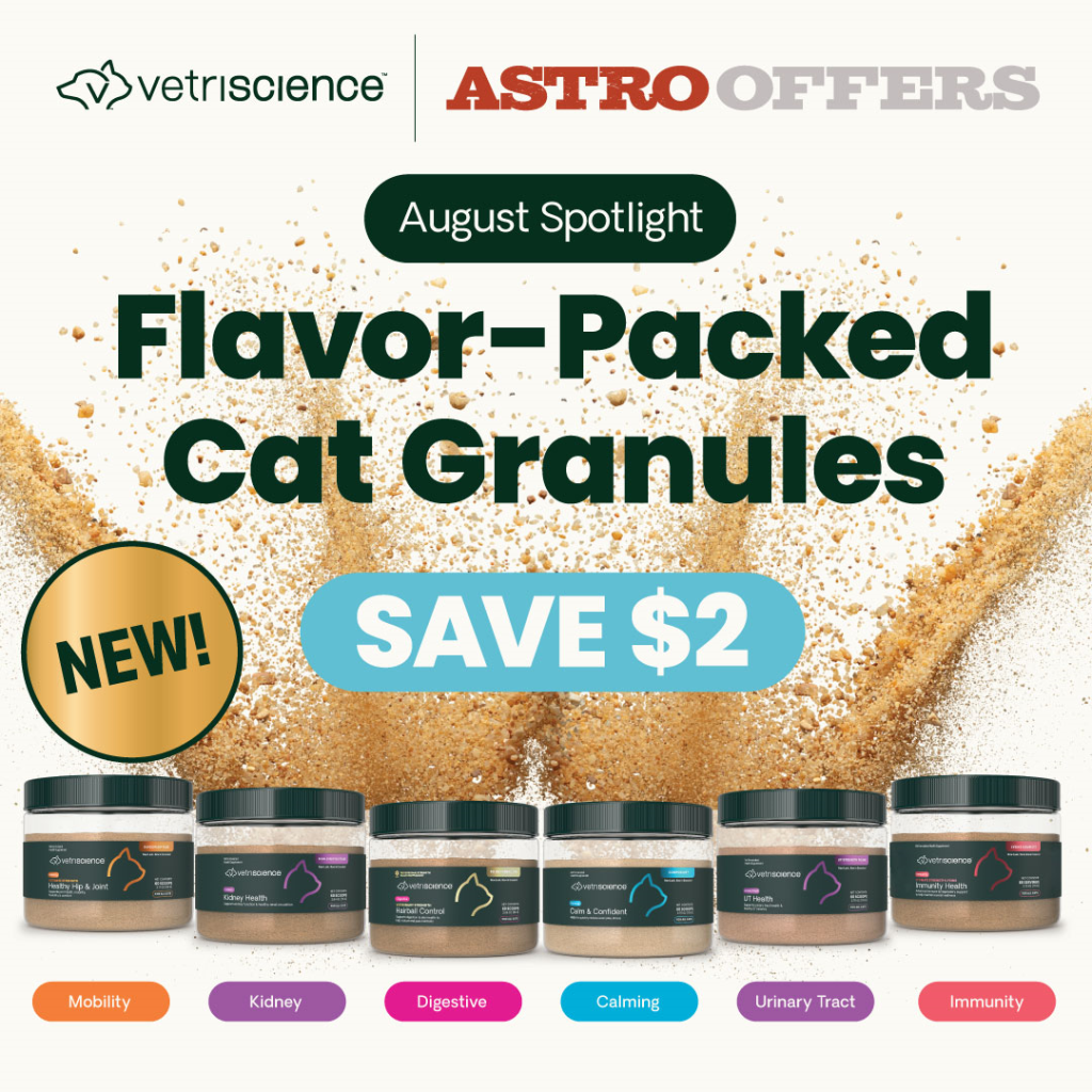 Astro | VetriScience | $2.00 OFF Cat Granules Health Supplements