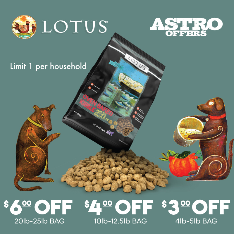 Astro | LOTUS | Dollars OFF Oven-Baked Dog Kibble