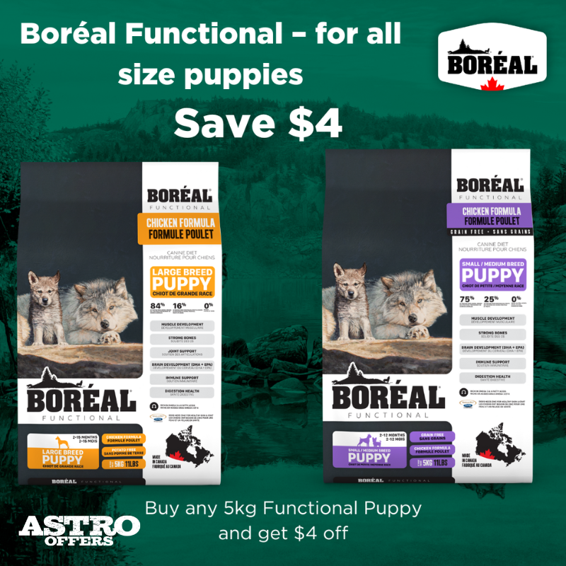 Astro | Boreal | $4.00 OFF 5kg (11lb) Functional Puppy 