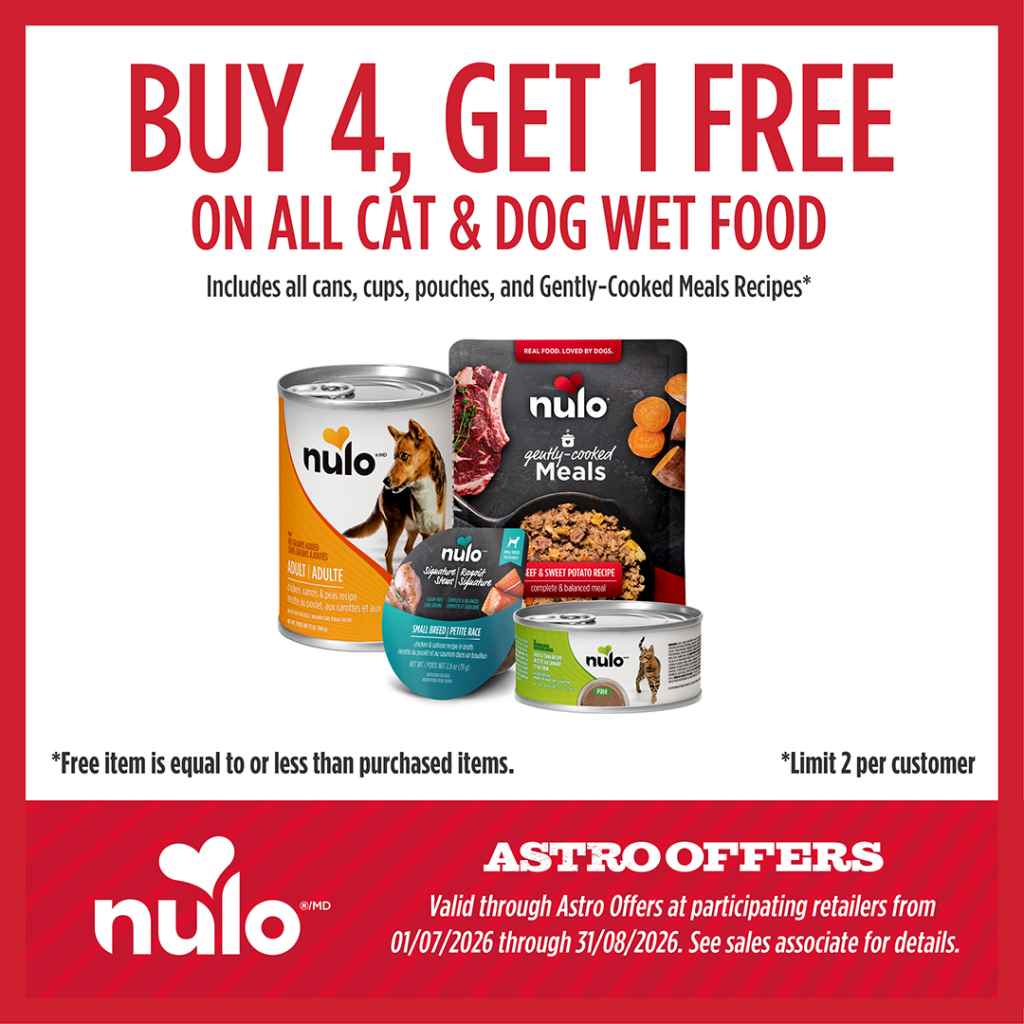 Astro | Nulo - Buy 4, Get 1 FREE on 354g-368g Dog & Cat Wet Food