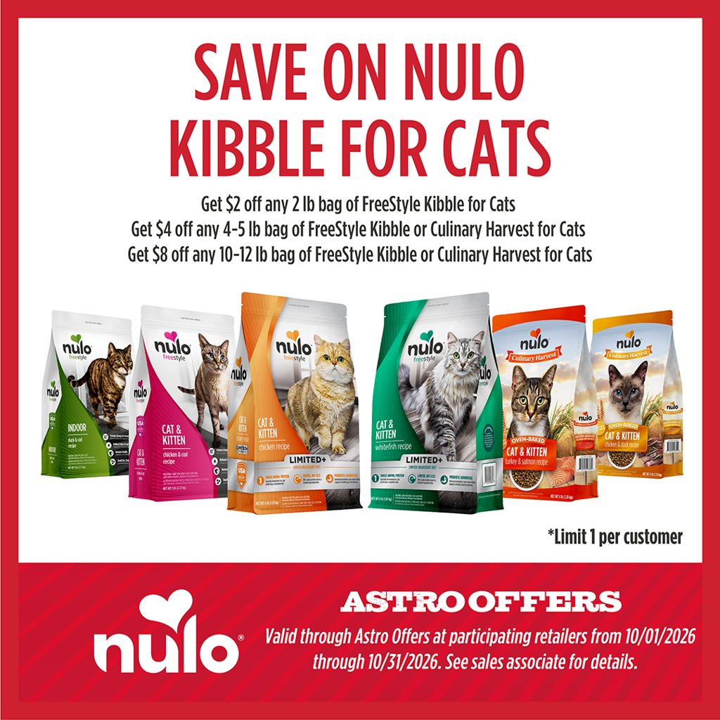 Astro | Nulo US | Dollars OFF Dry Cat Food!