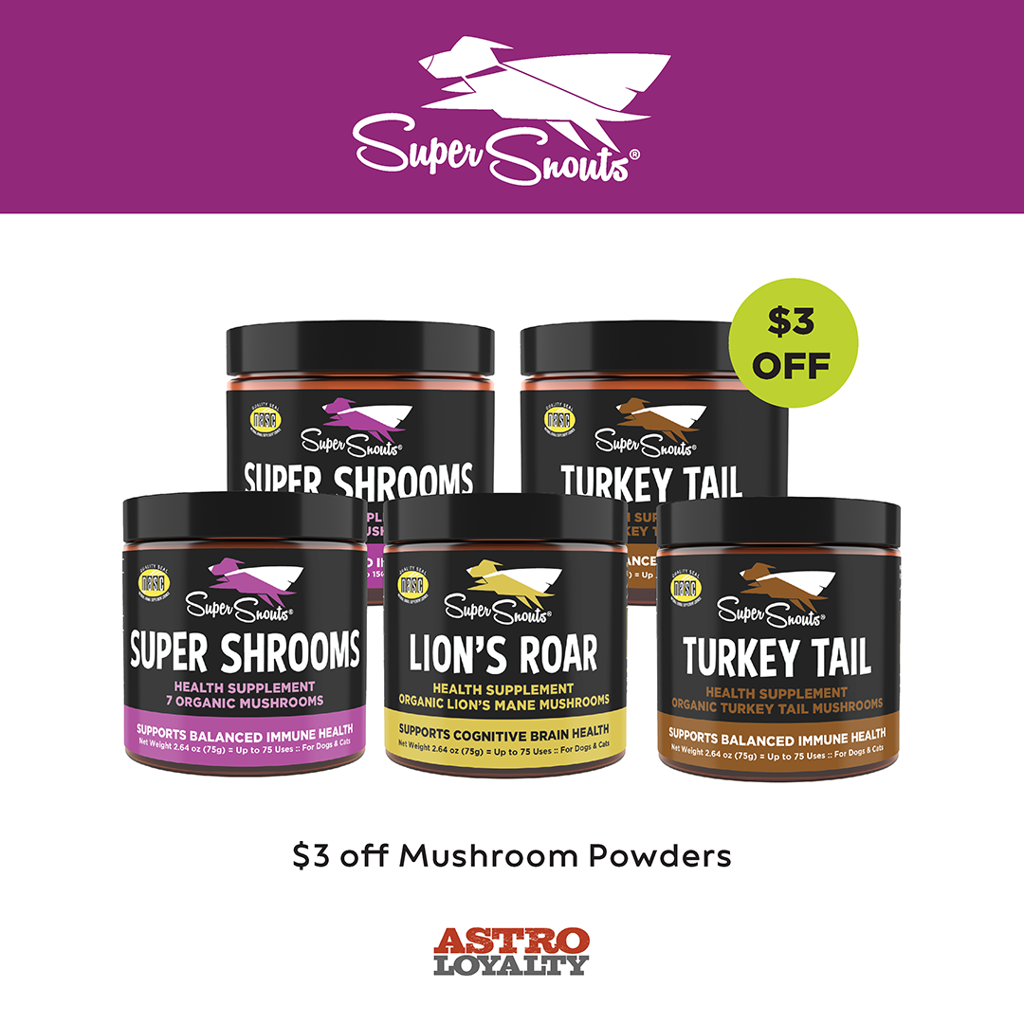 Astro | Super Snouts | $3.00 OFF Mushroom Supplements