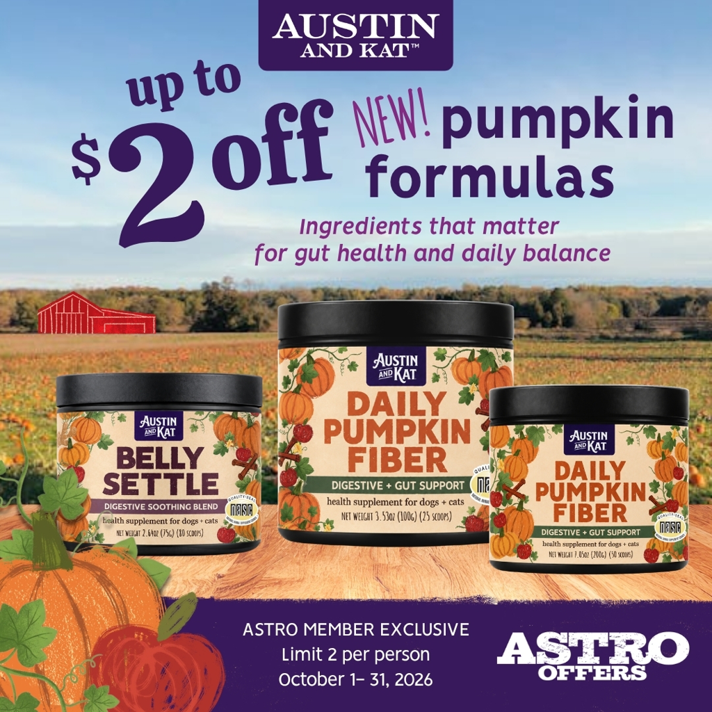 Astro | Austin and Kat | Dollars OFF NEW Pumpkin Formulas