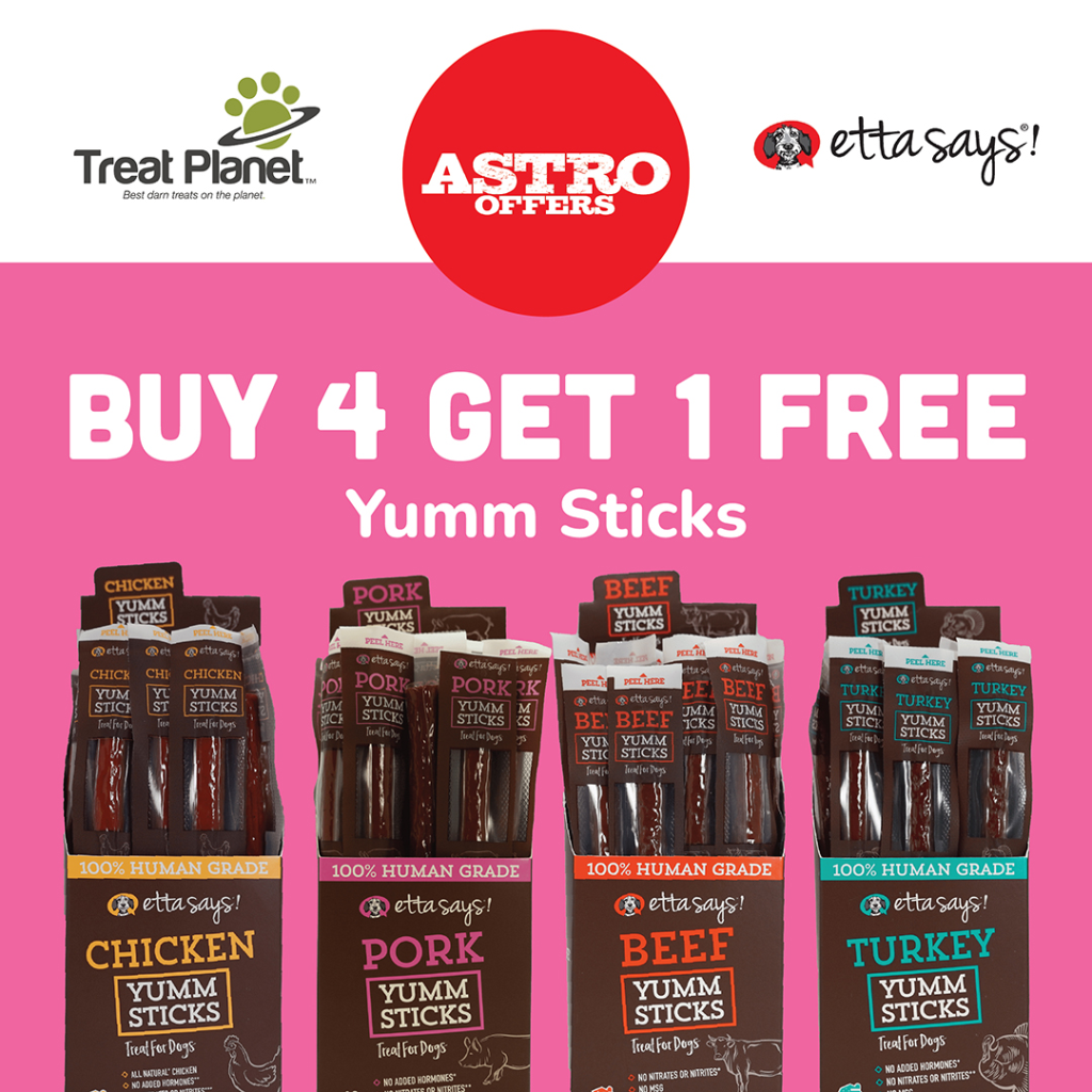 Astro | Etta Says! | Buy 4, Get 1 FREE on Yumm Sticks
