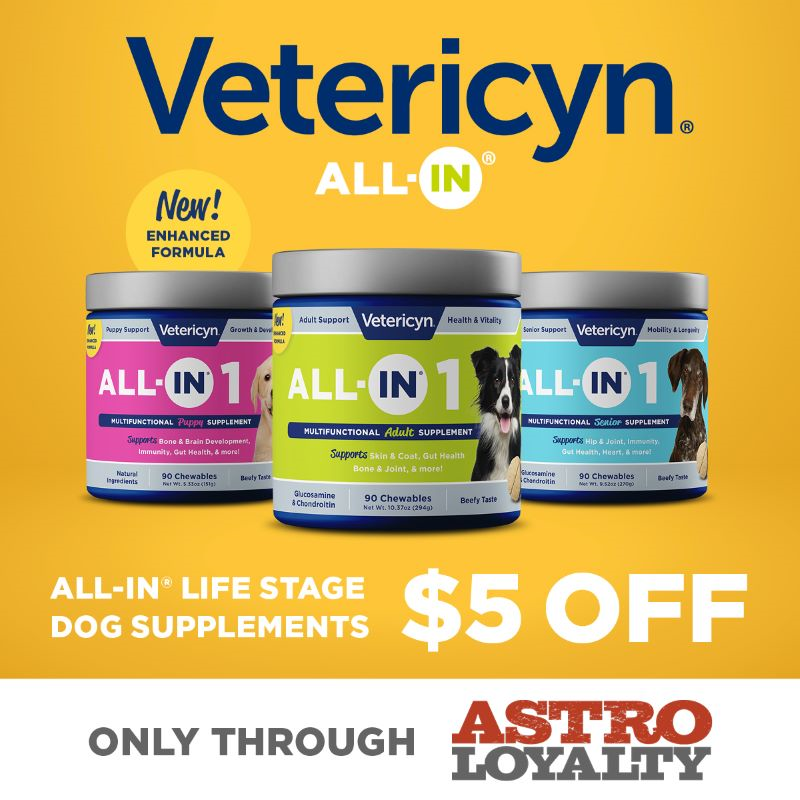 Astro | Vetericyn | $5.00 OFF ALL-IN 1 Supplements