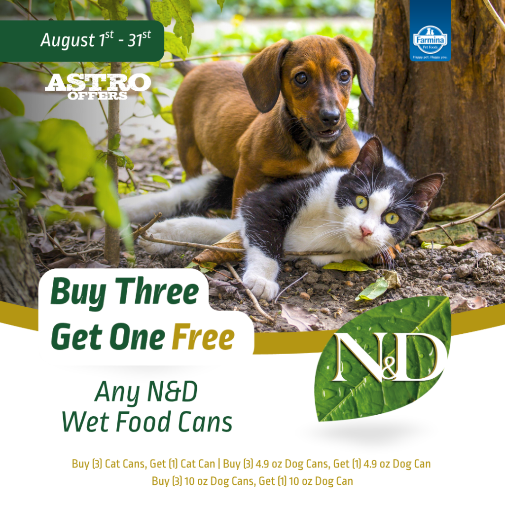 Astro | Farmina | Buy (3) 10oz N&D Dog Cans, Get (1) FREE!