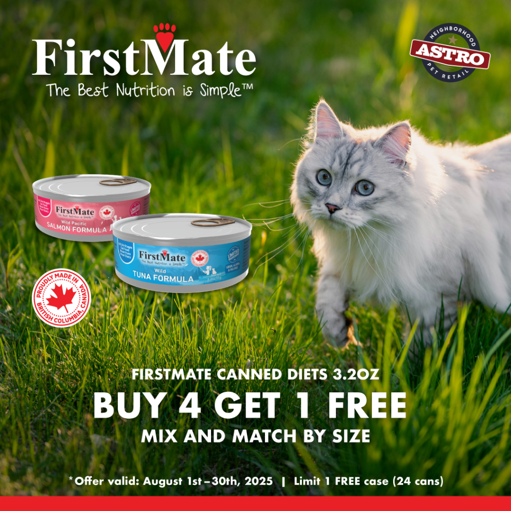 Astro | FirstMate & KASIKS | Buy 4, Get 1 FREE on 3.2oz Cat Cans
