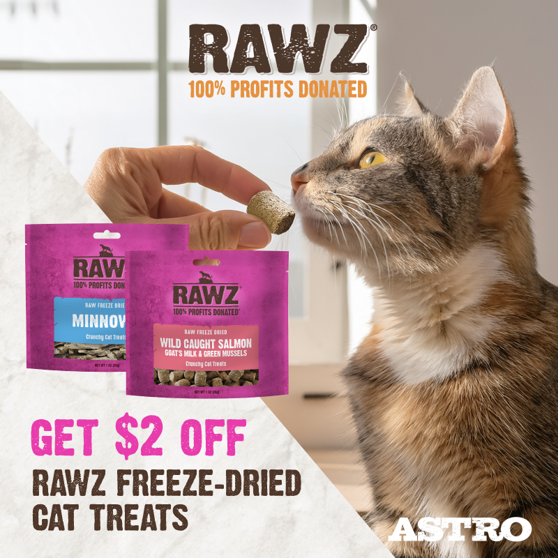 Astro | RAWZ | $2.00 OFF Freeze Dried Cat Treats
