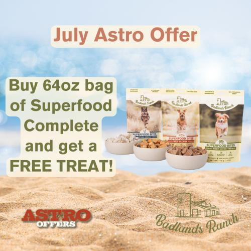 Astro | Badlands Ranch | FREE Treat with 64oz Superfood Complete Purchase