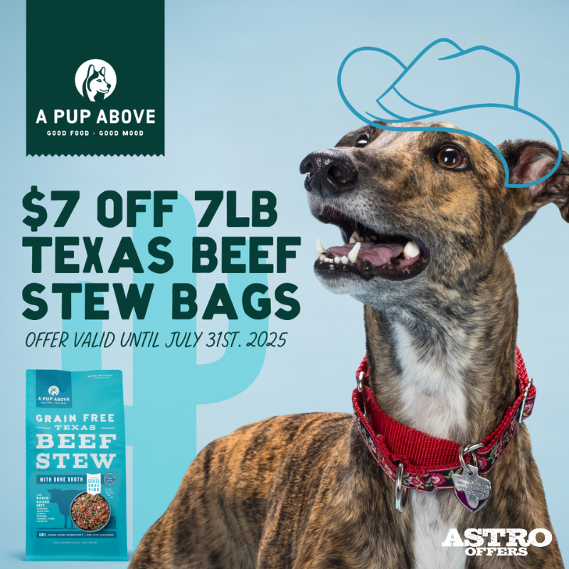 Astro | A Pup Above | $7.00 OFF 7lb Gently Cooked Beef Stew