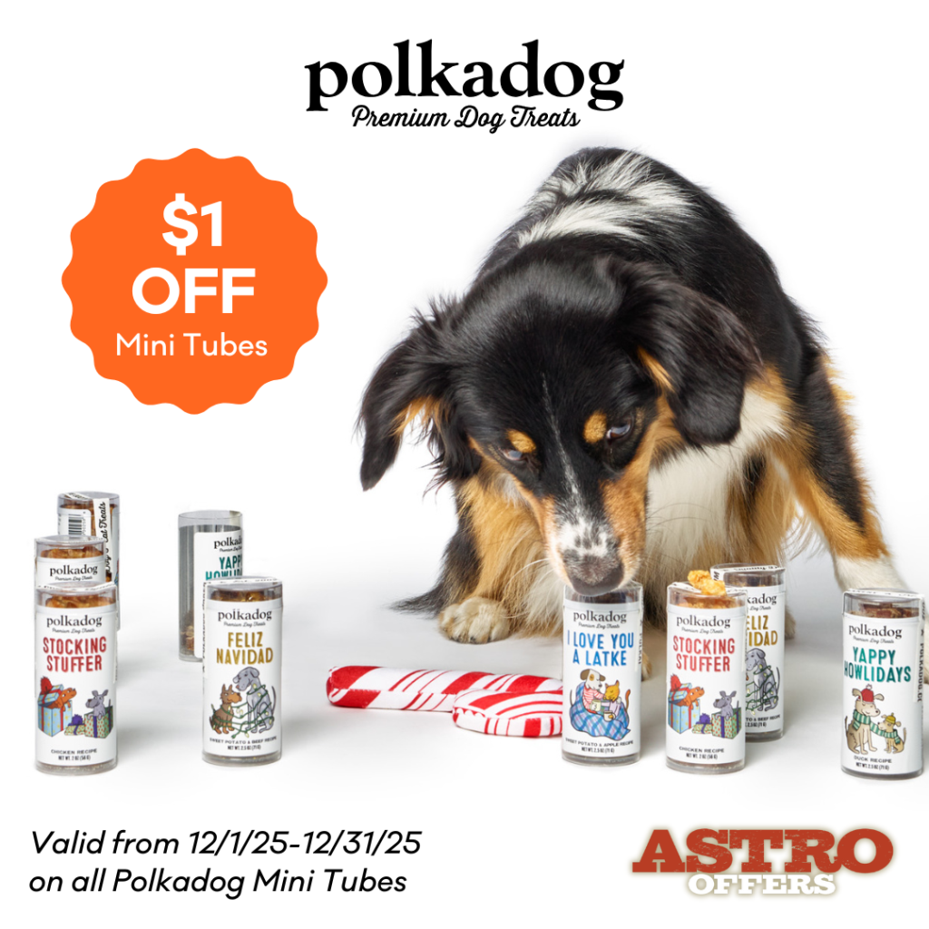 Astro | Polkadog | $1.00 OFF Mini Tubes 