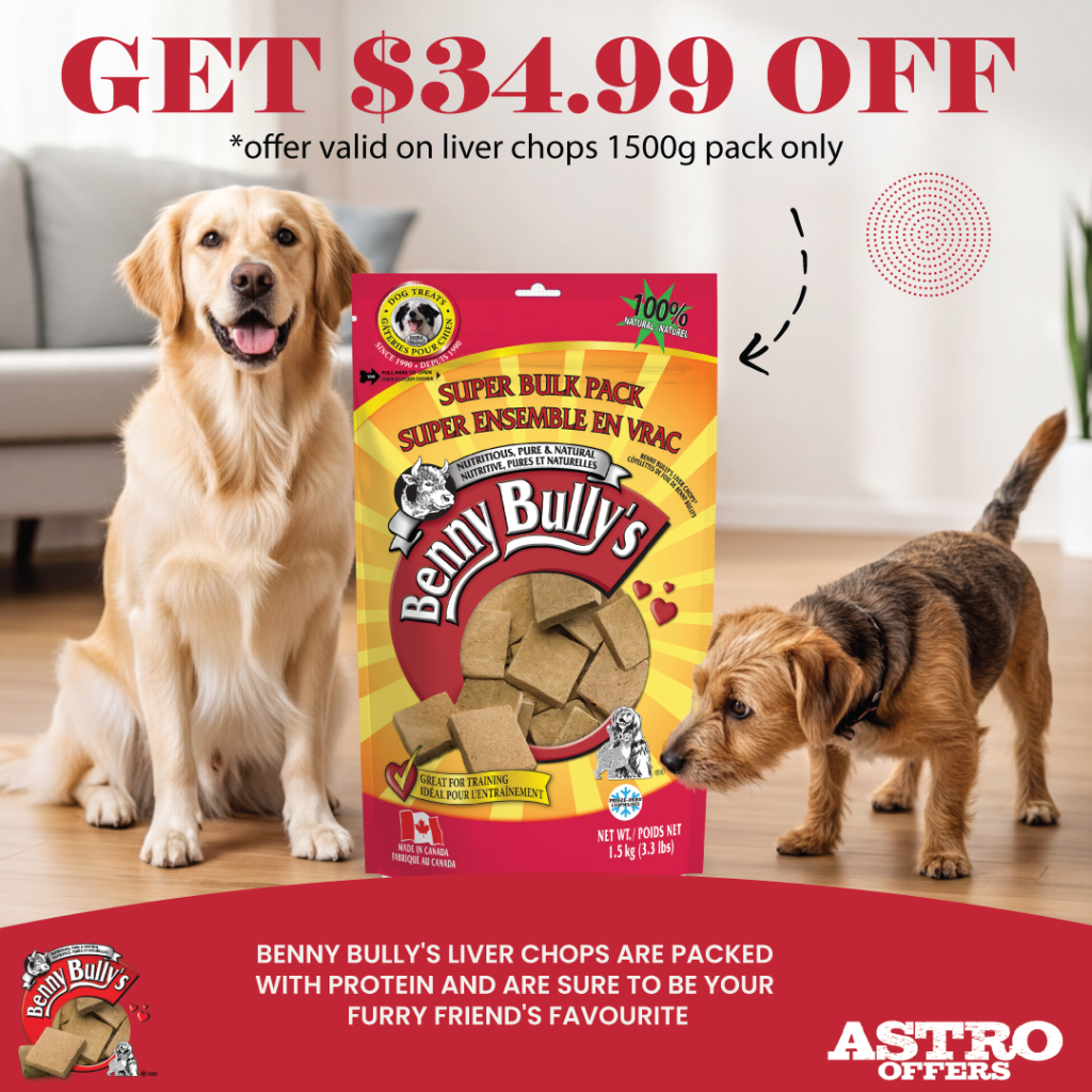 Astro | Benny Bully's | $34.99 OFF1500g Liver Chops