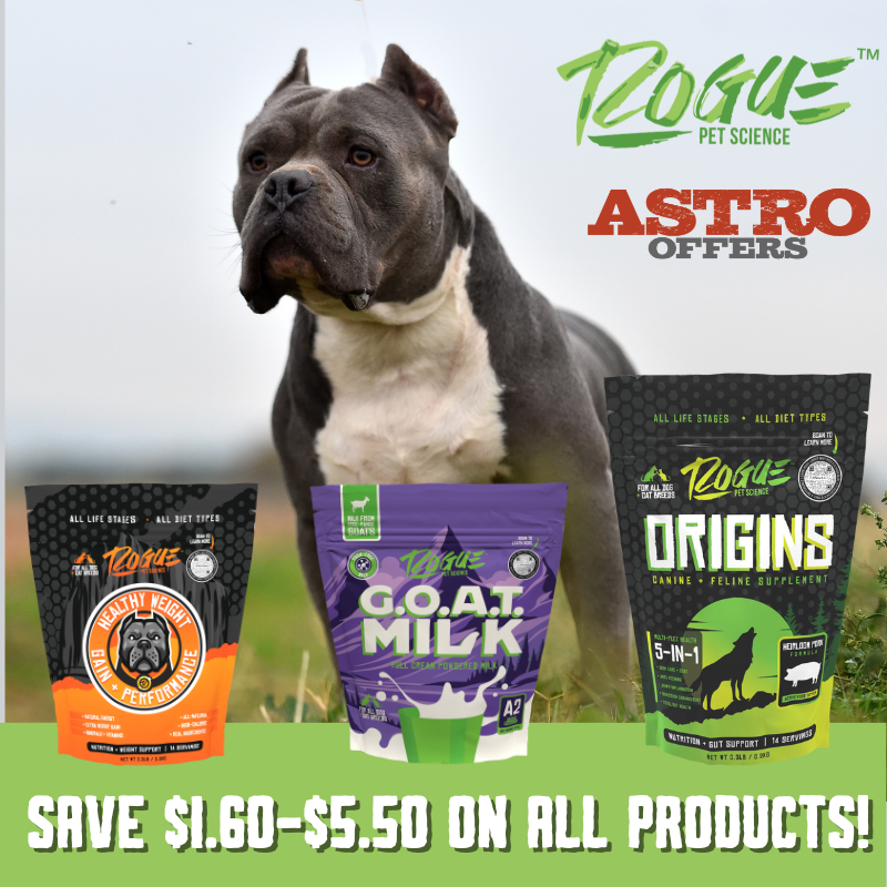 Astro | Rogue Pet Science | Dollars OFF All Products