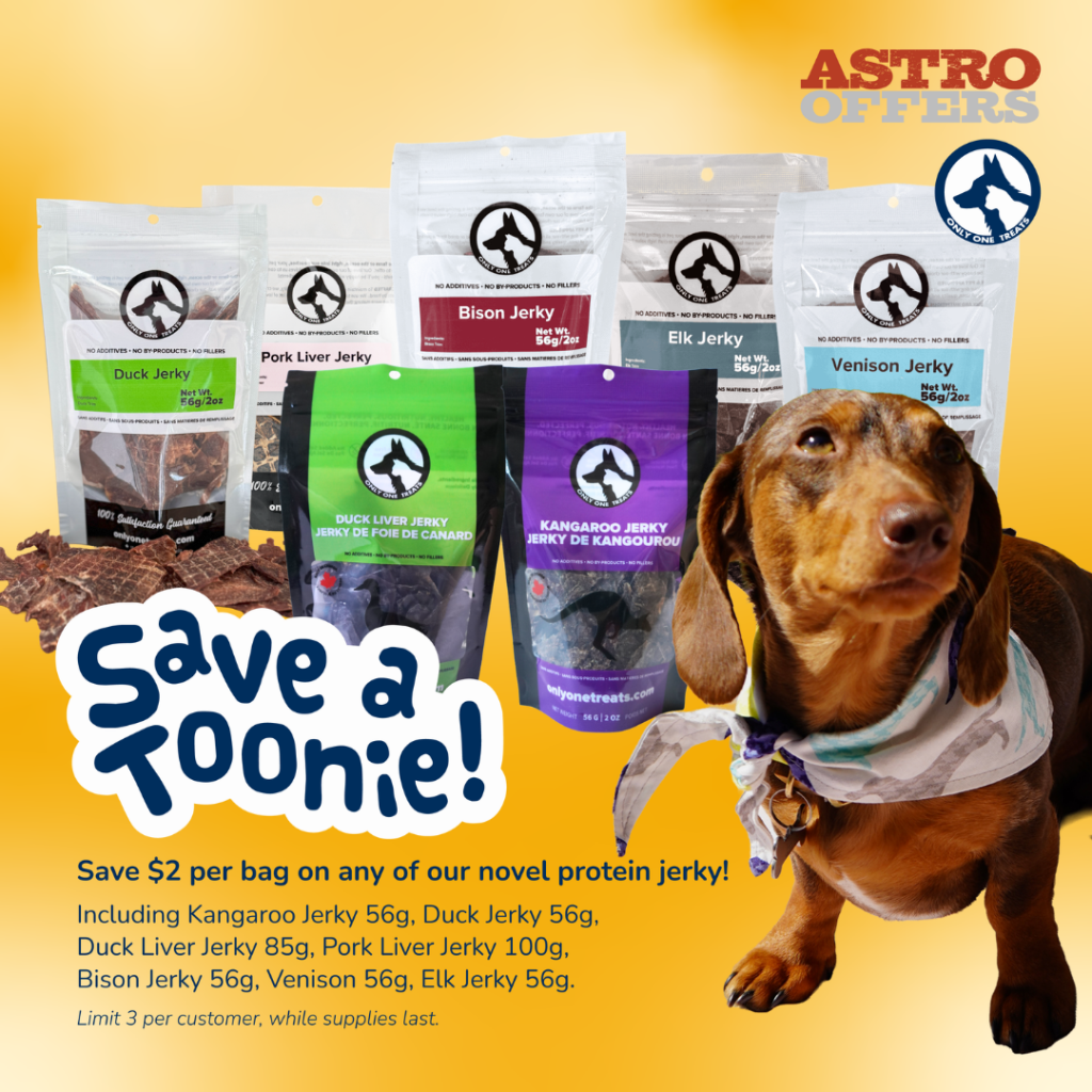 Astro | Only One Treats | $2.00 OFF Select Novel Protein Jerky