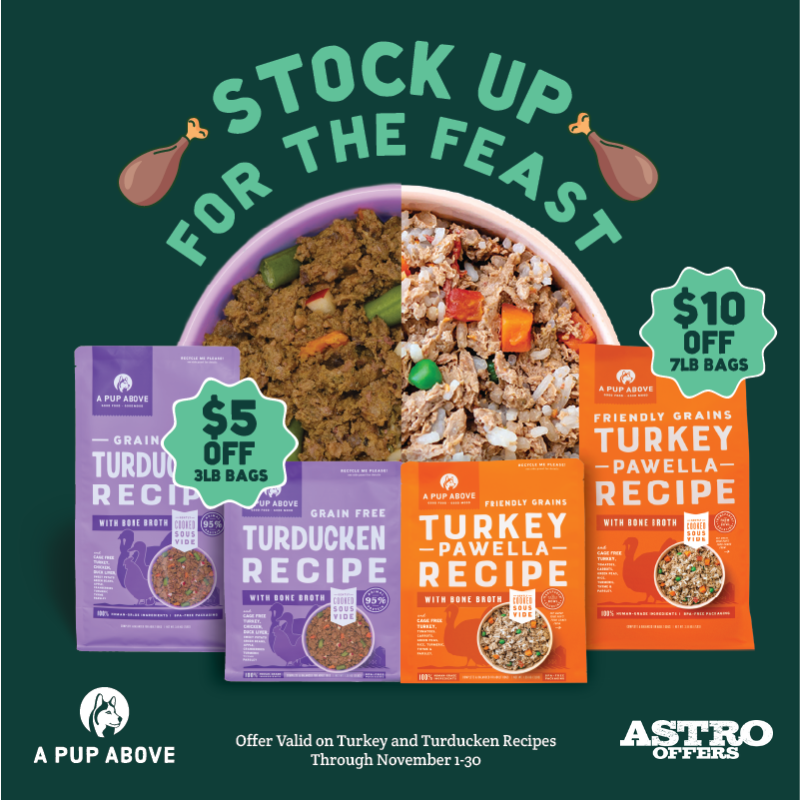 Astro | A Pup Above | Dollars OFF Turkey Gently Cooked Recipes