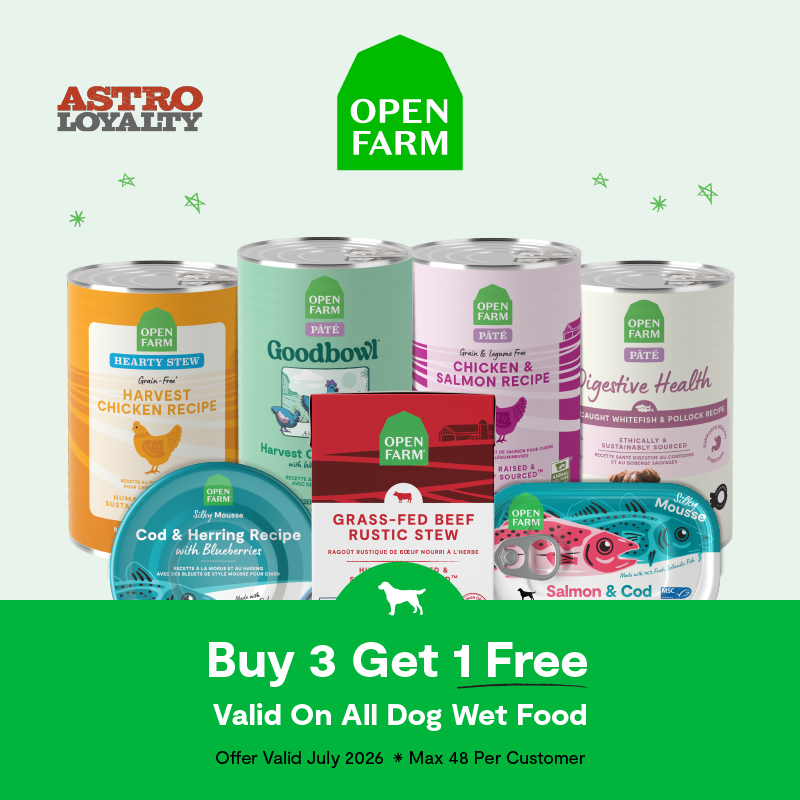 Astro | Open Farm | Buy 3, Get 1 FREE on All Dog Wet Food