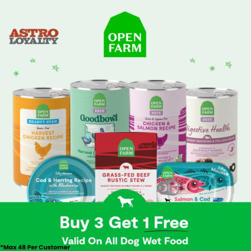Astro | Open Farm | Buy 3, Get 1 FREE on Wet Dog Food