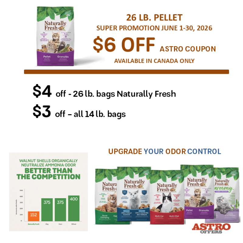 Astro | Naturally Fresh CA | Dollars OFF Litter 