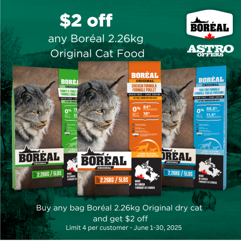 Astro | Boreal | $2.00 OFF 2.26kg (5lb) Original Cat Food