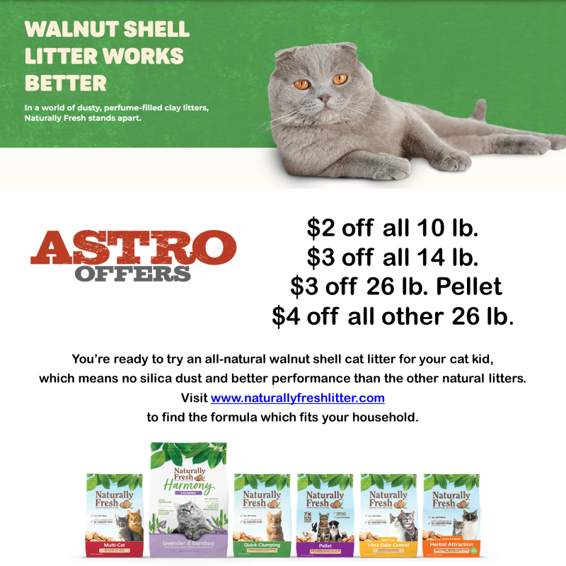 Astro | Naturally Fresh | Dollars OFF Litter