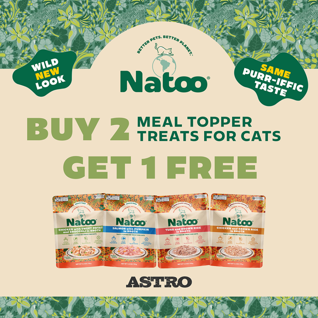 Astro | Natoo | Buy 2, Get 1 FREE on Toppers for Cats