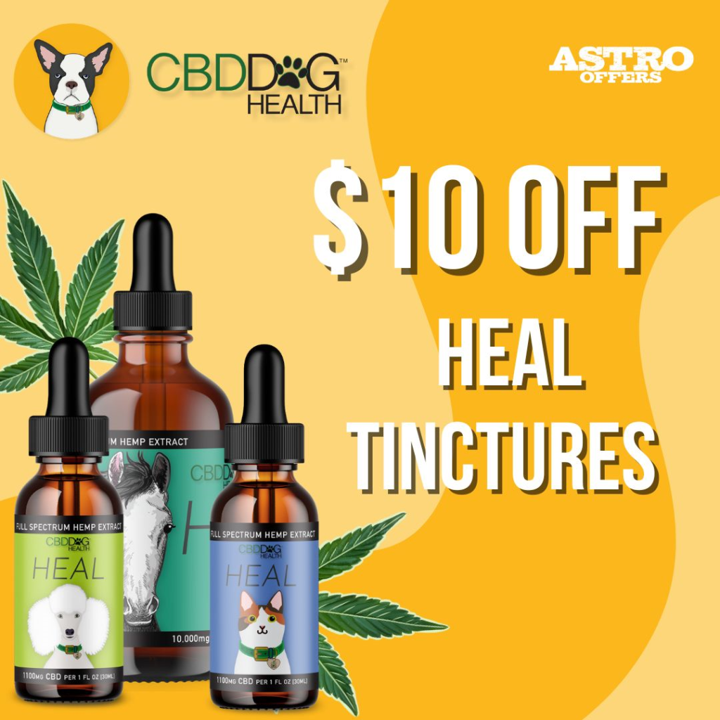 Astro | CBD Dog Health | $10.00 OFF HEAL Tinctures