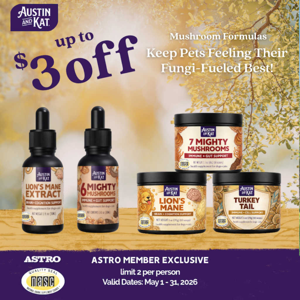 Astro | Austin and Kat | $3.00 OFF Mushroom Formulas