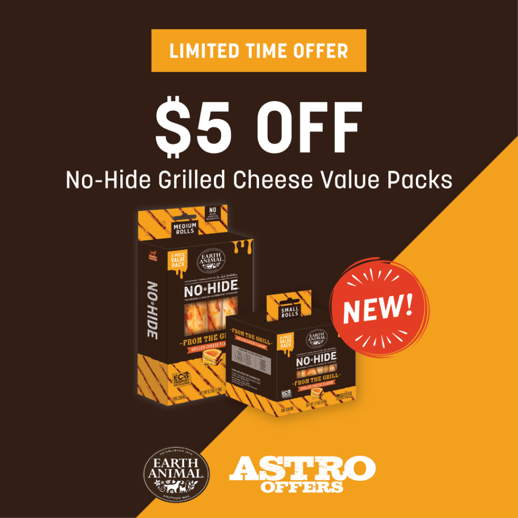 Astro | Earth Animal | $5.00 OFF No-Hide Grilled Cheese Value Packs