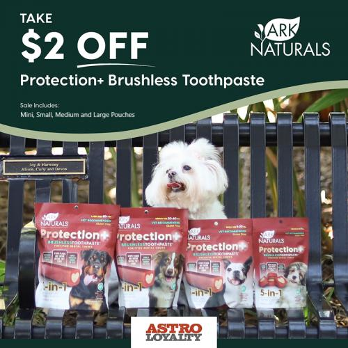 Astro | Ark Naturals | $2.00 OFF Protection+ Brushless Toothpaste