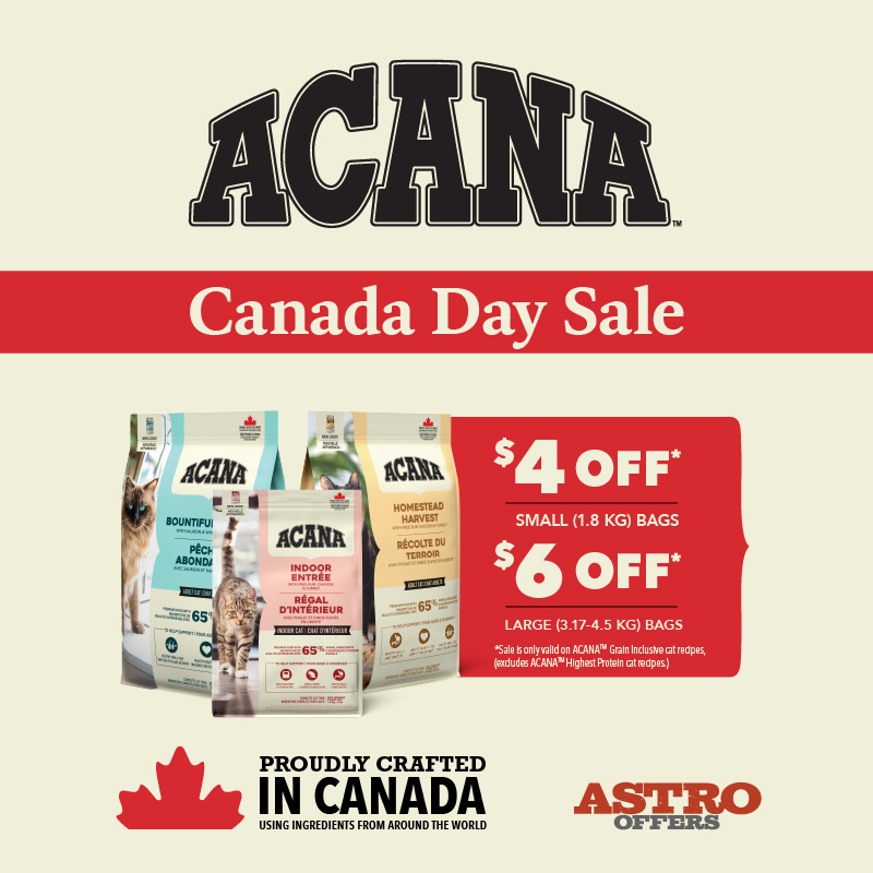 Astro | ACANA (Private Offer) | Dollars OFF Select Dry Cat Food