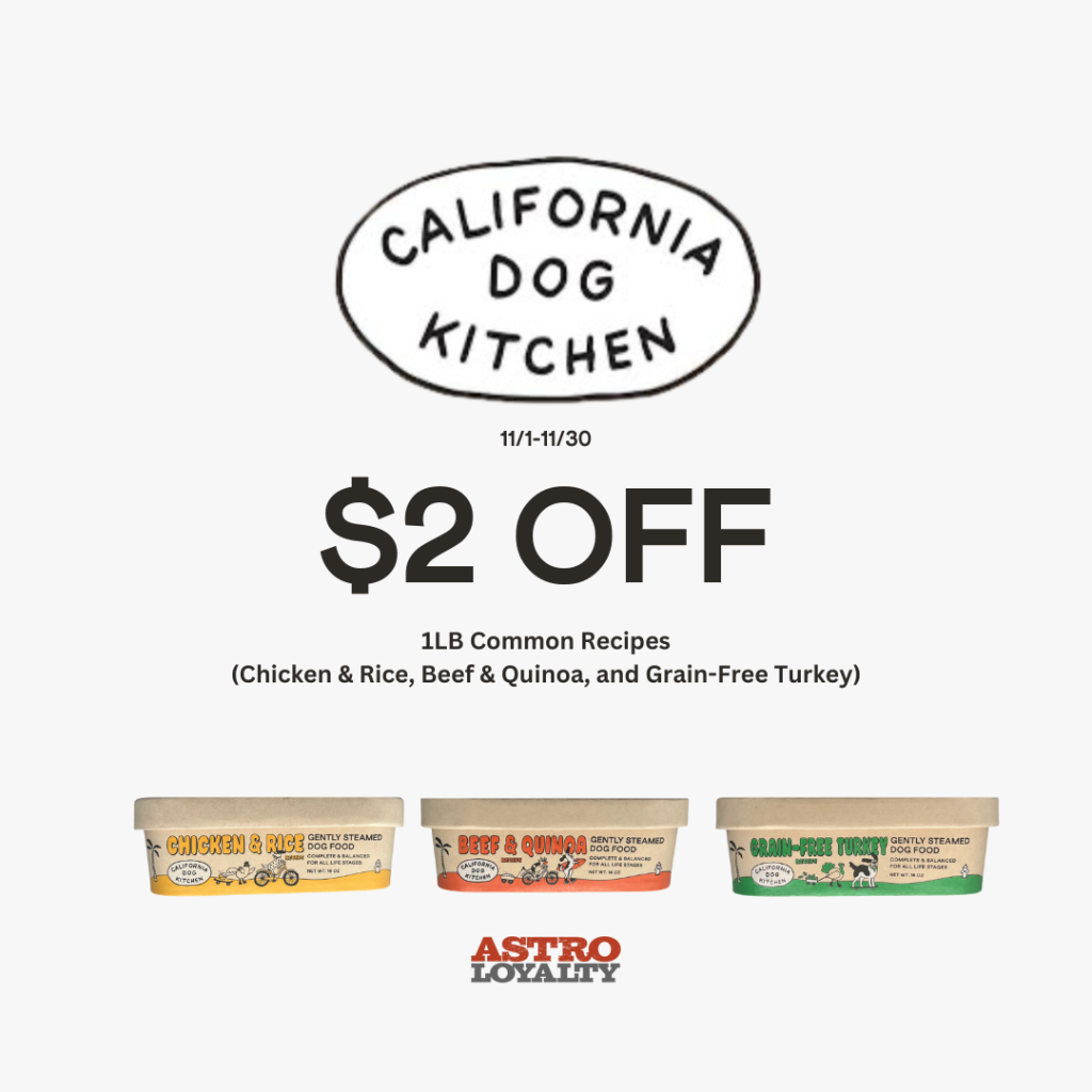 Astro | California Dog Kitchen | $2.00 OFF Select 1lb Common Recipes