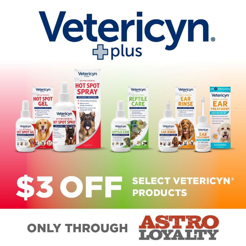 Astro | Vetericyn | $3.00 OFF Select Products 