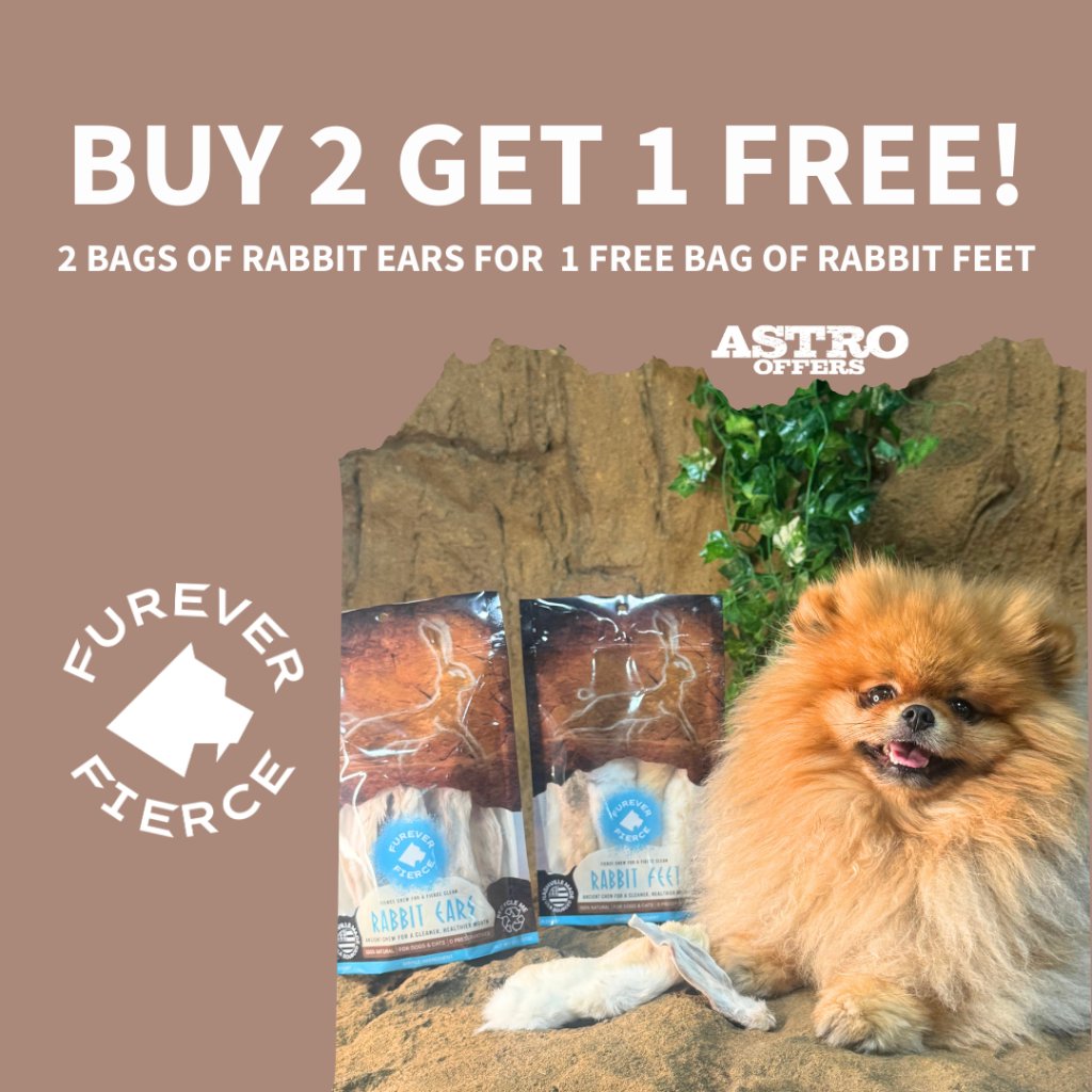 Astro | Furever Fierce | FREE Bag of Rabbit Feet with Qualifying Rabbit Ear Purchase!