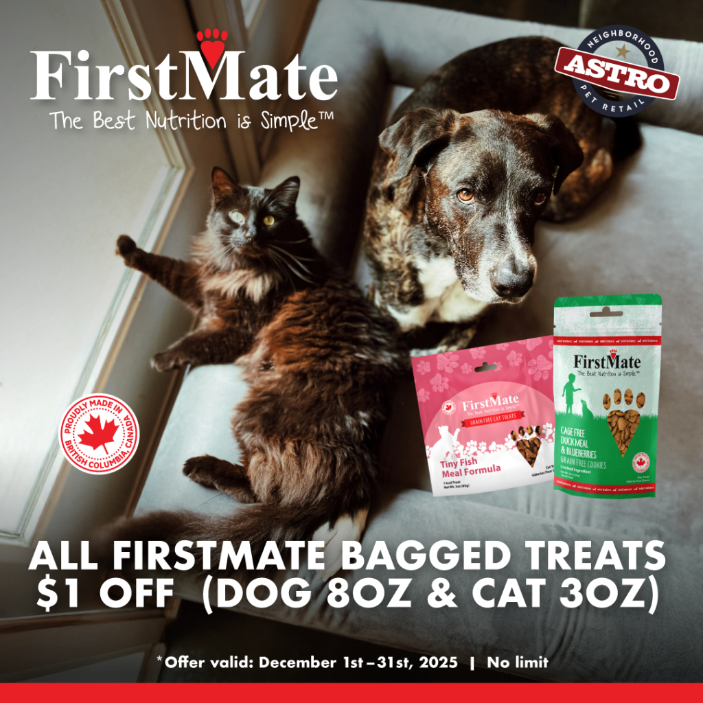 Astro | FirstMate | $1.00 OFF Treats!