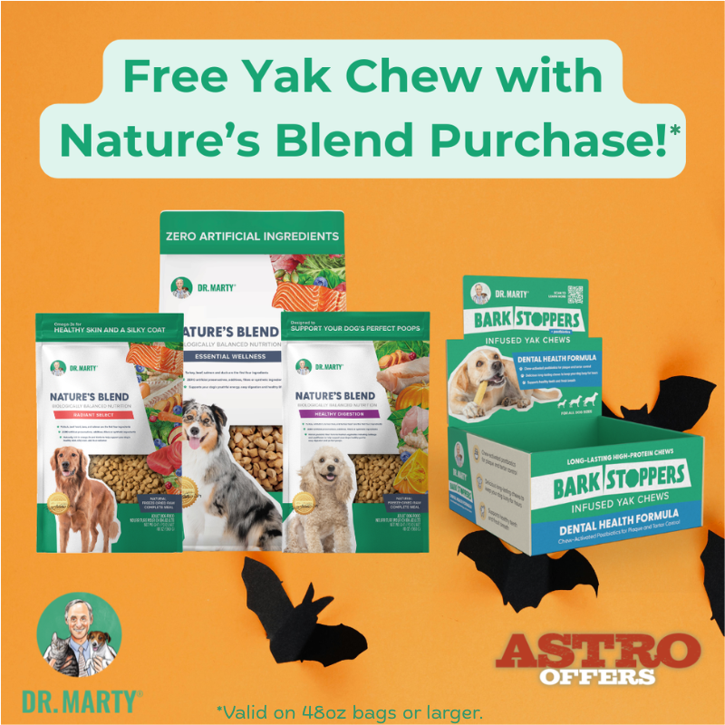 Astro | Dr. Marty's US | FREE Yak Chew with Qualifying Purchase