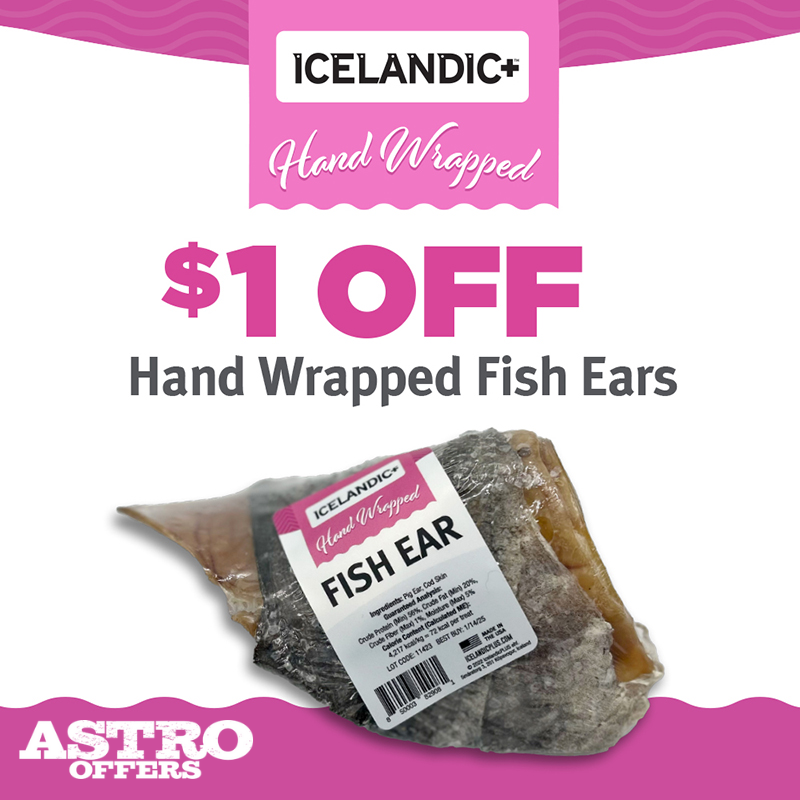 Astro | Icelandic+ | $1.00 OFF Fish Ears